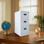 3 Drawers Metallic File Cabinet in Nairobi – Durable & Secure Office Storage - Image 3