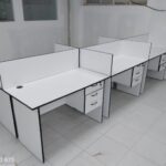 Six-Way Working Station – Versatile, Spacious & Modern Office Solution