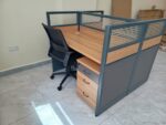 2 Way Workstation in Nairobi – Modern Office Desk for Two Users - Image 4