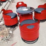 Drum Tables And Chairs